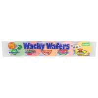 Wacky Wafers Greenapple Strawberry Orange Watermelon Banana Candy - 1.2 Ounce