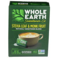 Whole Earth Stevia & Monk Fruit Packets - 0.07 Ounce - 40 Count