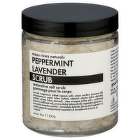 Moon Rivers Naturals Peppermint Lavender Restorative Salt Scrub - 9 Ounce