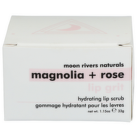 Moon Rivers Naturals Magnolia + Rose Lip Grit - 1.15 Ounce