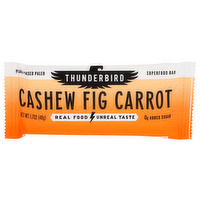 THUNDERBIRD REAL FOOD BAR Cashew Fig Carrot Nutrition - 1.7 Ounce