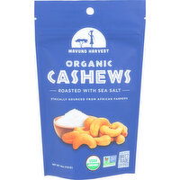 Mavuno Harvest Roasted Cashews With Sea Salt - 4 Ounce