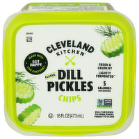 Cleveland Kitchen Classic Dill Pickle Chips - 16 Fluid Ounce
