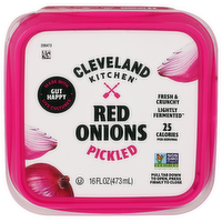 Cleveland Kitchen Sweet Pickled Red Onions Chopped - 16 Fluid Ounce