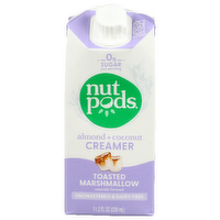 NUTPODS Toasted Marshmallow Almond Coconut Creamer Dairy Free Unsweetened - 11.2 Fluid Ounce