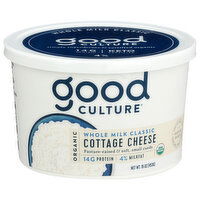 Good Culture Organic Cottage Cheese Classic 4% - 16 Ounce