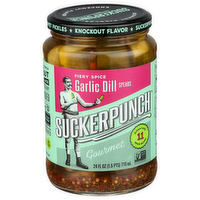 Suckerpunch Gourmet Garlic Dill Pickle Spears - 24 Fluid Ounce