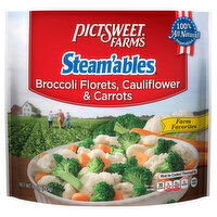 Pictsweet Farms Broccoli Florets, Cauliflower & Carrots - 10 Ounce 