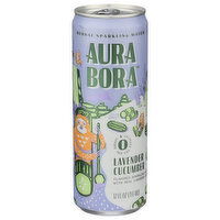 Aura Bora Lavender Cucumber Sparkling Herbal Water - 12 Fluid Ounce