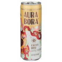Aura Bora Cactus Rose Sparkling Herbal Water - 12 Fluid Ounce
