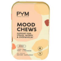 Pym Berry Chews Mood - 20 Count