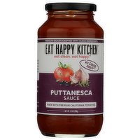 Eat Happy Kitchen Sauce Puttanesca - 25 Ounce