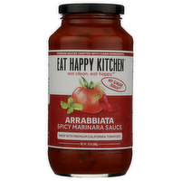 Eat Happy Kitchen Sauce Arrabbiata Spicy - 25 Ounce