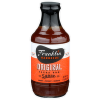 Franklin Barbecue Sweet Peppery Tomato Original Texas BBQ Sauce - 18 Ounce