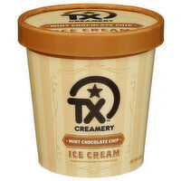 Tx Creamery Ice Cream Mint Choc Chip - 1 Pint
