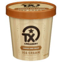 Tx Creamery Ice Cream Cookies N Crm - 1 Pint