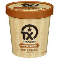 Tx Creamery Ice Cream Cookie Monster - 1 Pint