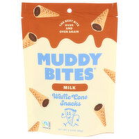 Muddy Bites Milk Chocolate Waffle Cone Snacks - 2.33 Ounce