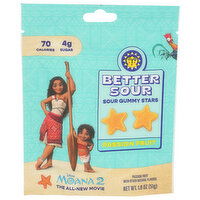 BETTER SOUR Passion Fruit Gummy Stars - 1.8 Ounce