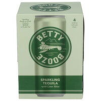 Betty Buzz Booze Sparkling Tequila With Lime Shiso - 355 ml - 4 Count