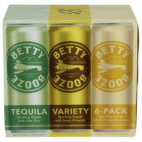 Betty Buzz Tequila Variety Pack Sparkling Booze - 6 Count