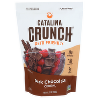 Catalina Crunch Dark Chocolate Gluten Free, Vegan, Sugar Low Fat Keto Cereal - 9 Ounce