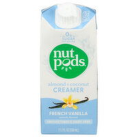 Nutpods French Vanilla Unsweetened Almond Coconut Dairy Free Creamer - 11.2 Fluid Ounce