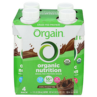 ORGAIN Nutrition Shake 4 Pks - 11 Fluid Ounce - 4 Count