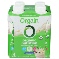 ORGAIN Nutrition Shake 4 Pks - 11 Fluid Ounce - 4 Count