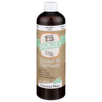 DR. GINGER'S Coconut Mint Oil Mouthwash - 14 Fluid Ounce