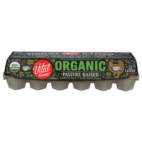 Vital Farms Grade A Organic Pasture-Raised Large Eggs - 12 Count - 1 Count