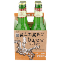 Maine Root. Spicy Ginger Brew - 12 Ounce - 4 Count