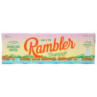 Rambler Water Sparkling Grapefruit 12Pk - 12 Fluid Ounce - 12 Count