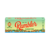 Rambler Water Sparkling Lemon Lime 12PK - 12 Fluid Ounce - 12 Count