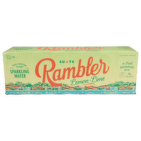 Rambler Sparkling Water Lemon-Lime - 12 Fluid Ounce - 12 Count