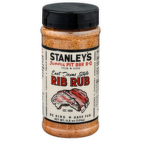 Stanley's Famous Pit Bar B-Q Rib Rub East Texas Style Seasoning - 11.5 Ounce