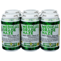 Community Beer Co. Hazy India Pale Ale Medical Grade Haze - 12 Fluid Ounce - 6 Count