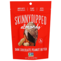 Skinnydipped Peanut Butter Almond Dark Chocolate Almonds - 3.5 Ounce