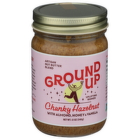 Ground Up Chunky Hazelnut Nut Butter - 12 Ounce