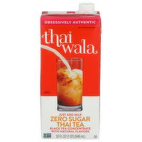 Thaiwala Black Tea Thai Iced Liquid Zero Sugar Concentrate - 32 Fluid Ounce
