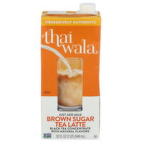 Thaiwala Brown Sugar Black Tea Concentrate Latte - 32 Fluid Ounce