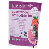 Blendtopia Immunity Superfood Smoothie Kit - 7 Ounce
