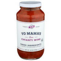 Yo Mama's Foods Pasta Sauce Chianti Wine - 25 Ounce