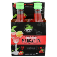 Rancho La Gloria Strawberry Margarita Wine Cocktail - 187 ml - 4 Count