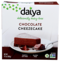 Daiya Chocolate Frozen Cheezecake Dairy Free Gluten Cheesecake Dessert Dairy-Free, Soy-Free, Gluten-Free, Vegan - 14.1 Ounce