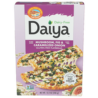 DAIYA FOODS Mushroom, Onion, Fig Frozen Pizza Caramelized Onion & Flatbread - 12.2 Ounce