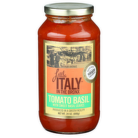 Little Italy In The Bronx With Sweet Basil Leaves Tomato - 24 Ounce