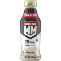 Muscle Milk Genuine Zero Sugar Protein Shake Vanilla Crème Artificially Flavored - 14 Fluid Ounce