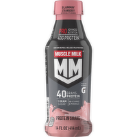 Muscle Milk Pro Advanced Nutrition Protein Shake Slammin' Strawberry - 14 Fluid Ounce