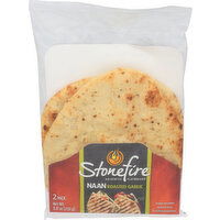 STONEFIRE Teardrop Naan 2pk Garlic - 4.4 Ounce - 2 Count